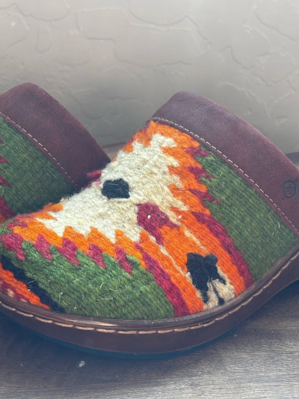 Born Women’s Multicolor Patterned Slip-On Clogs - Picture 2 of 7